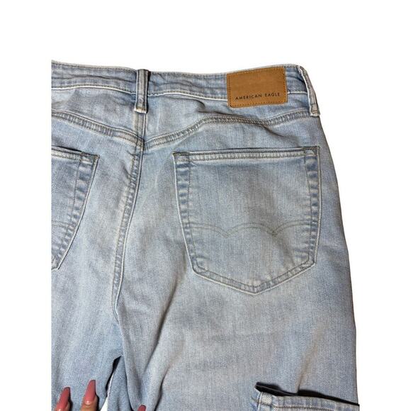 American Eagle mens jeans size 31 x 30 in great condition hole slits in knees - Picture 7 of 10